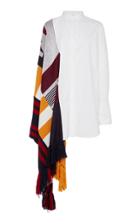 Monse Scarf Sleeve Cotton-blend Shirt