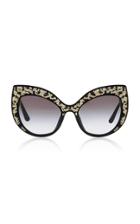 Dolce & Gabbana Leo Leopard-print Acetate Cat-eye Sunglasses