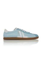 Lanvin Suede And Leather-trimmed Shell Sneakers Size: 39