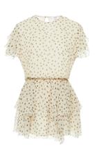 Moda Operandi Sir The Label Isabella Ruffle Mini Dress Size: 1