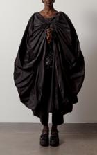 Moda Operandi Simone Rocha Mega Bow Silk Cape Dress