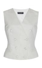Dolce & Gabbana Double-breasted Faille Tuxedo Vest