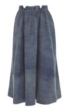 Loewe Drawstring Denim Skirt