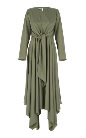 Anatomi Asymetrical Dress With Attached Wrap Belt