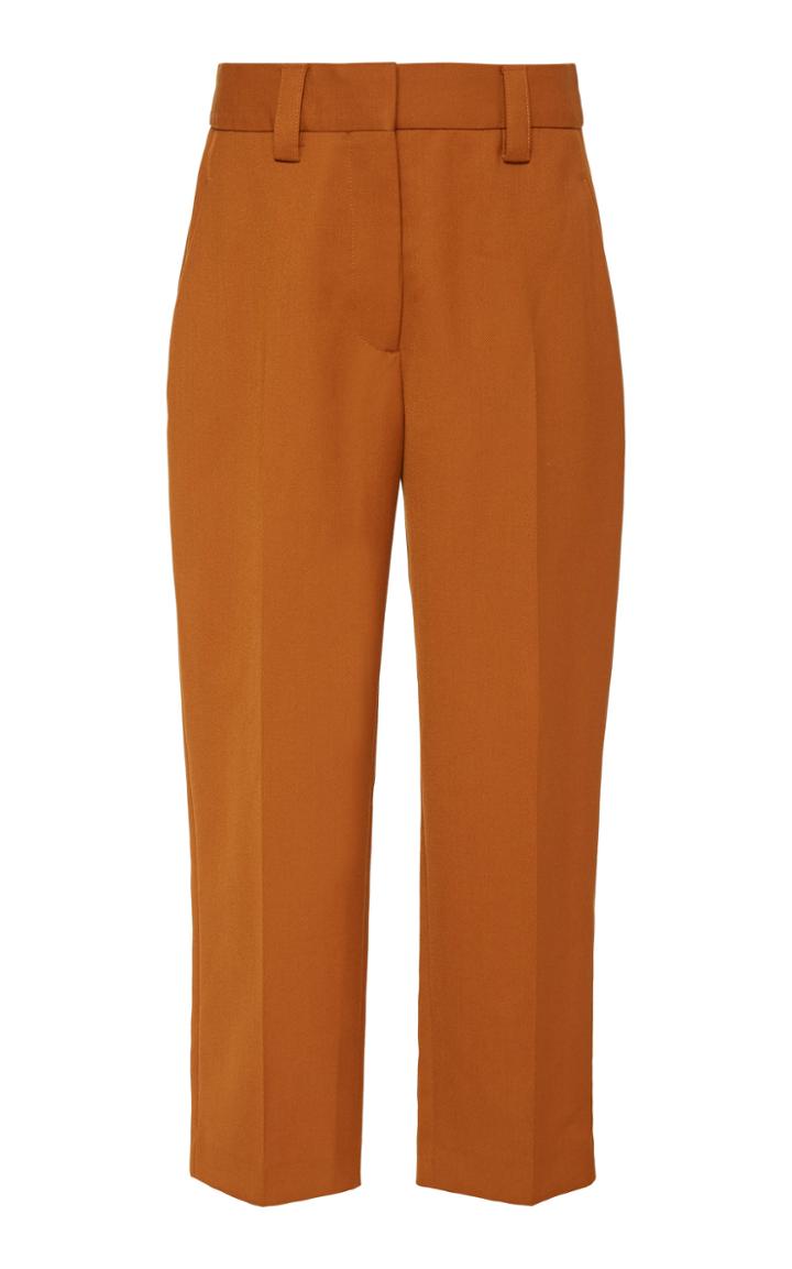Acne Studios Patrina Wool-blend Cropped Trousers