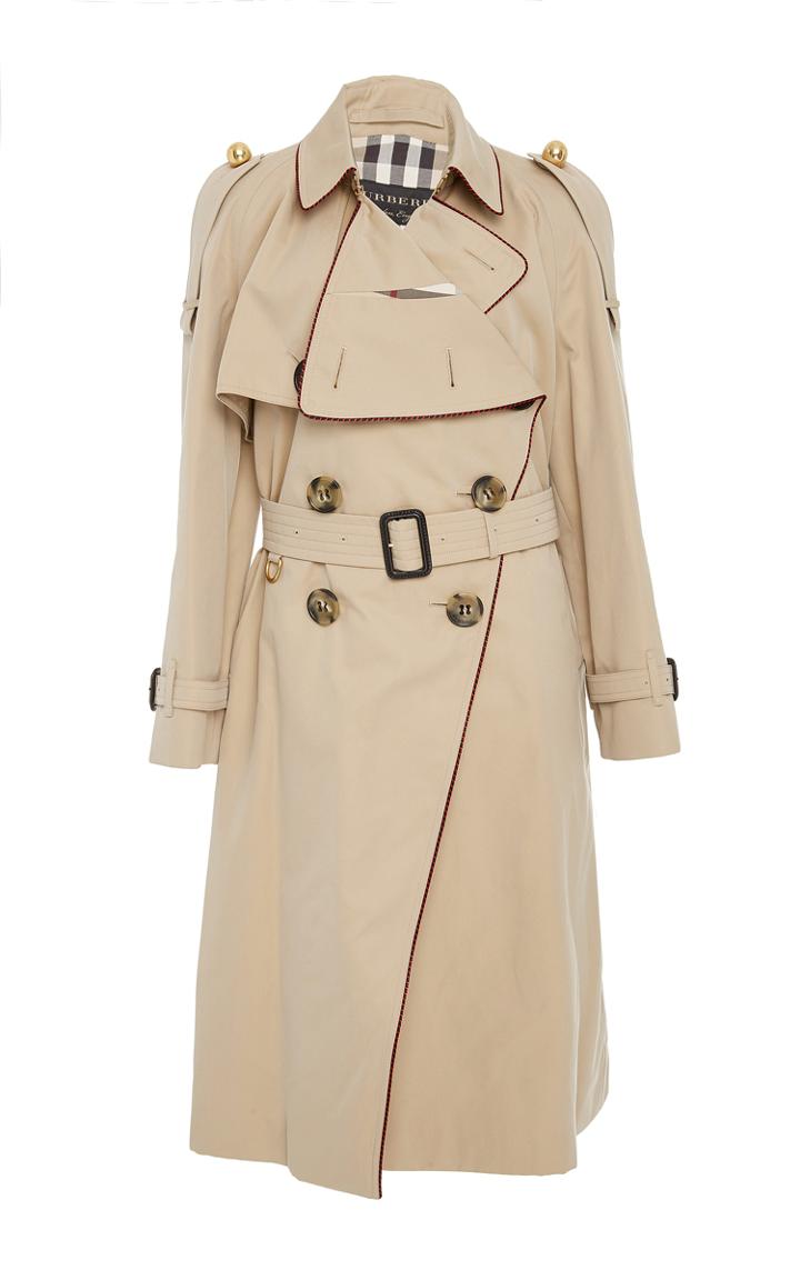 Burberry Asymmetrical Drape Trenchcoat