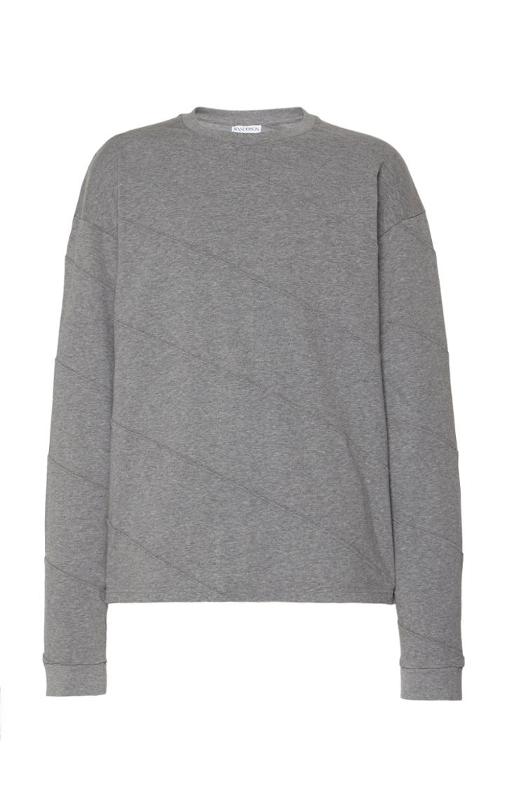 Jw Anderson Diagonal Paneled T-shirt