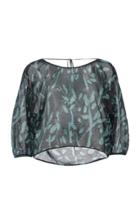 Moda Operandi Missoni Embellished Chiffon Top Size: 40