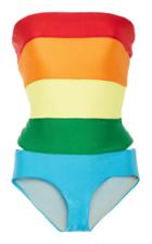 Agatha Ruiz De La Prada Rainbow Bow Back Swimsuit