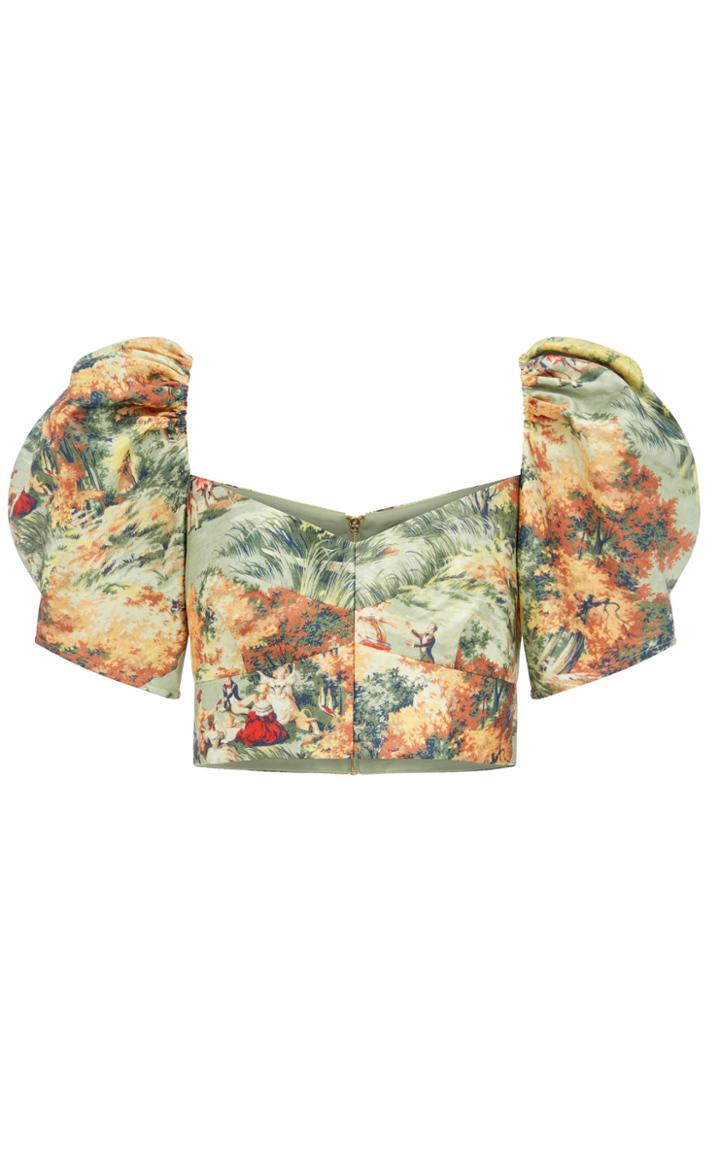 Alice Mccall Voodoo Skies Jacquard Crop Top Size: 6