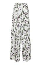 Blumarine Flared Floral Trousers