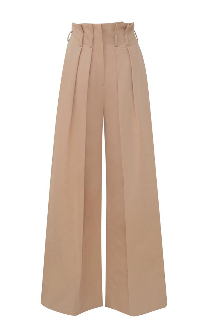 Moda Operandi Martin Grant Paperbag-waist Cotton Pants