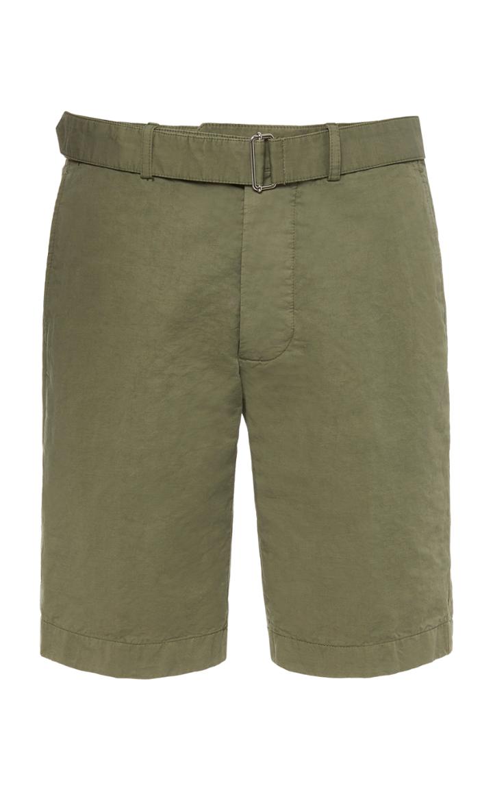 Officine Gnrale Julian Cotton-linen Shorts