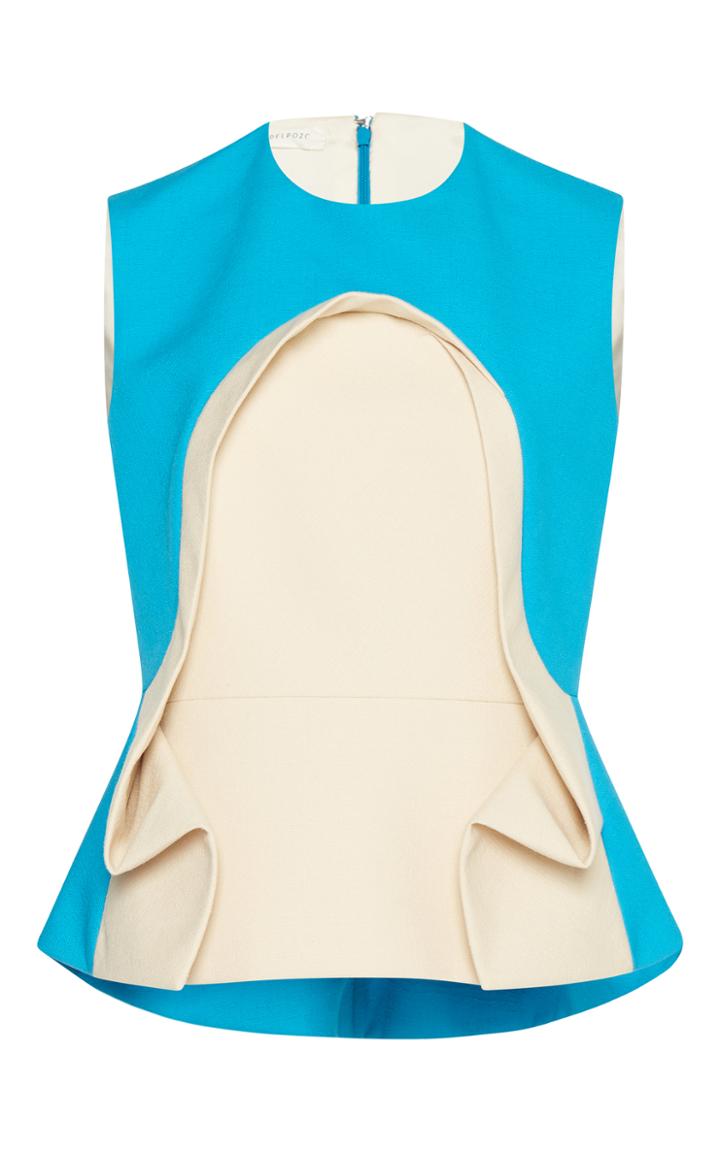 Delpozo Sleeveless Top With Frills