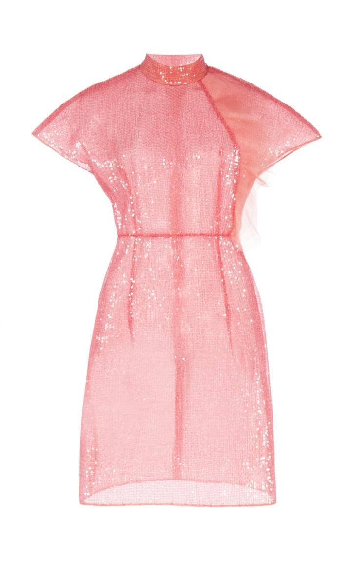 Moda Operandi Huishan Zhang Ling Sequin-embellished Organza Mini Dress Size: 6