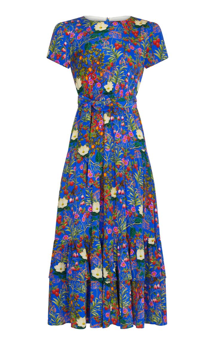 Moda Operandi Borgo De Nor Elisa Printed Crepe De Chine Dress