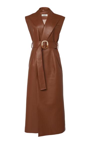 Matriel Tailored Leather Vest
