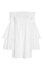 Caroline Constas Appolonia Cotton-blend Mini Dress