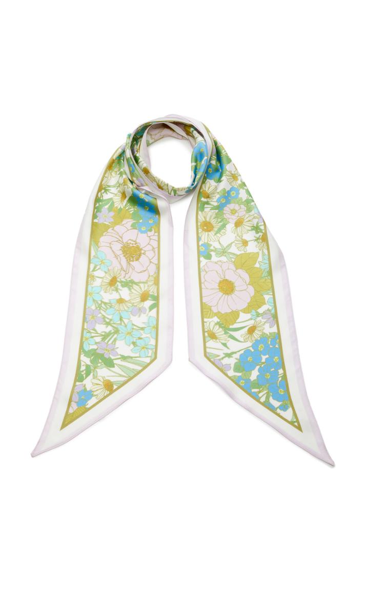 Zimmermann Floral-print Silk-twill Scarf