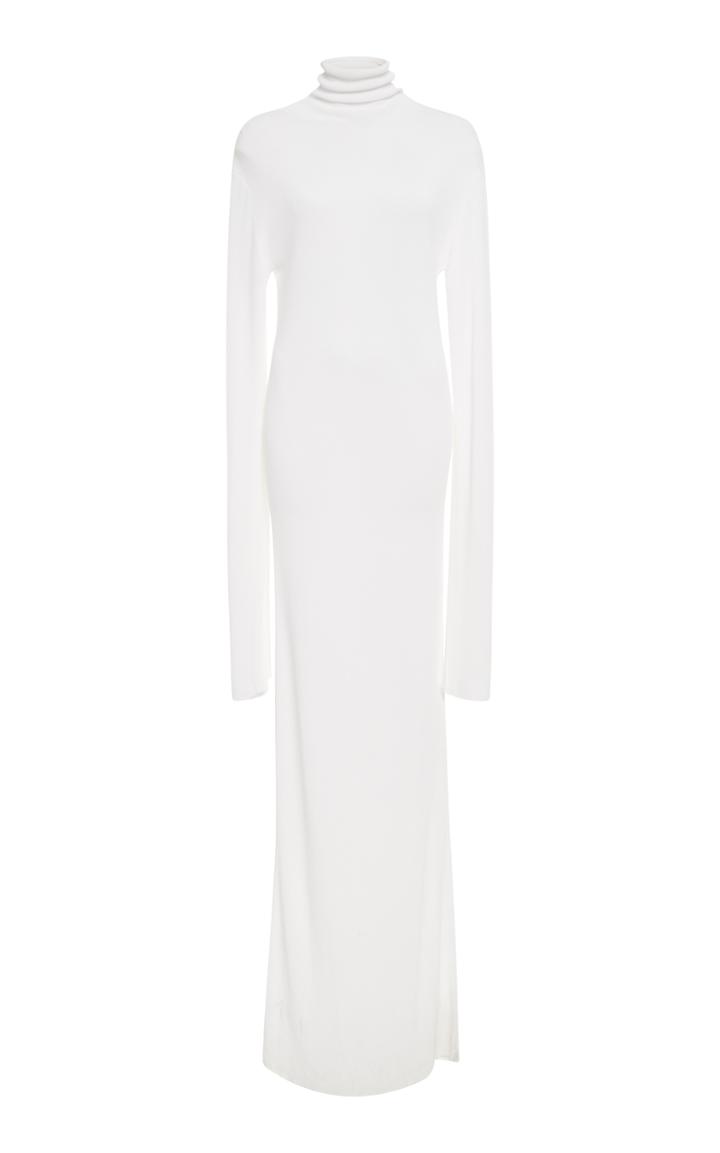 Khaite Naomi Turtleneck Long Dress