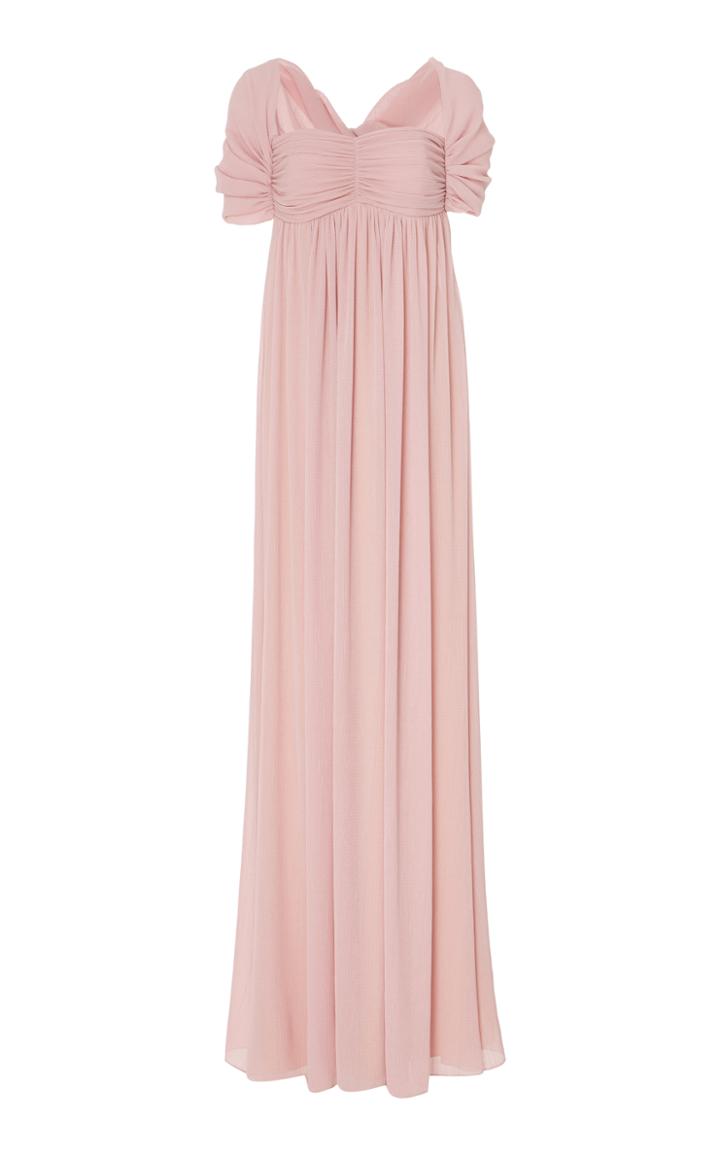 Paule Ka Crepon Empire Gown