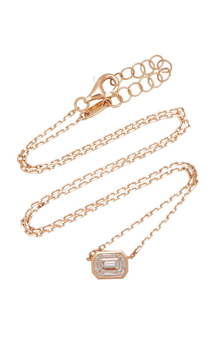 As29 Illusion 18k Rose Gold Diamond Necklace