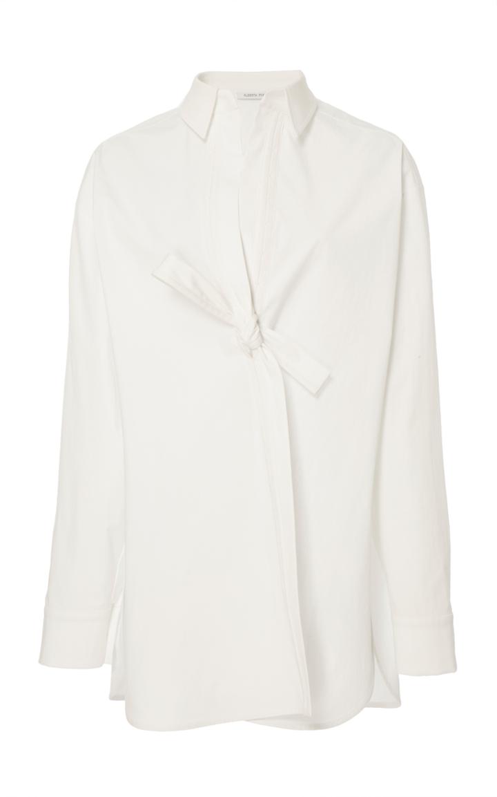 Alberta Ferretti Oversized Poplin Shirt