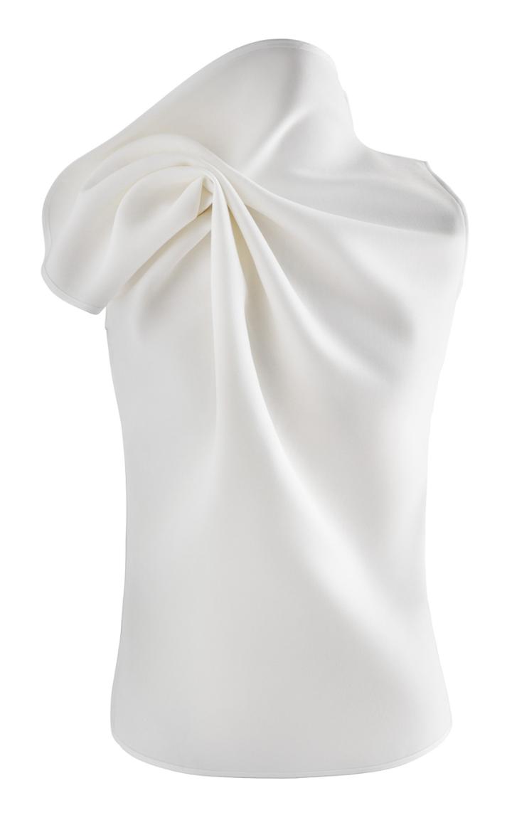 Maticevski Deadly Gathered Crepe De Chine Top