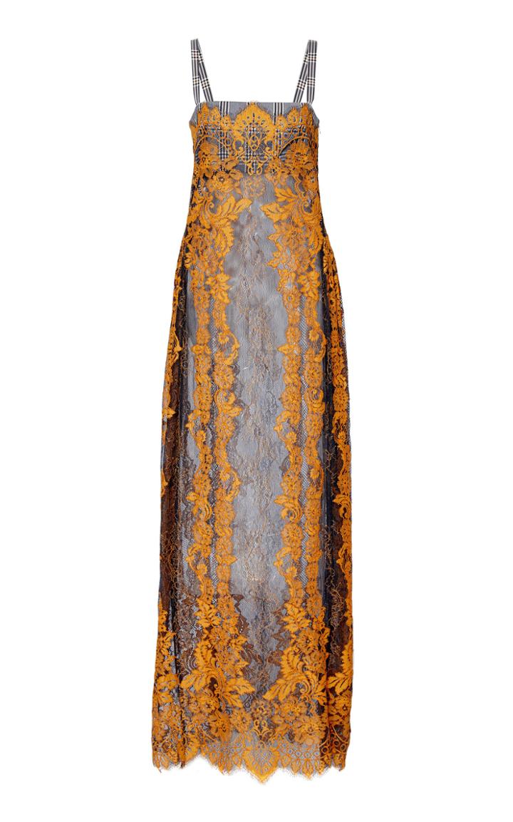 Rahul Mishra Oceanace Tartan Strap Dress