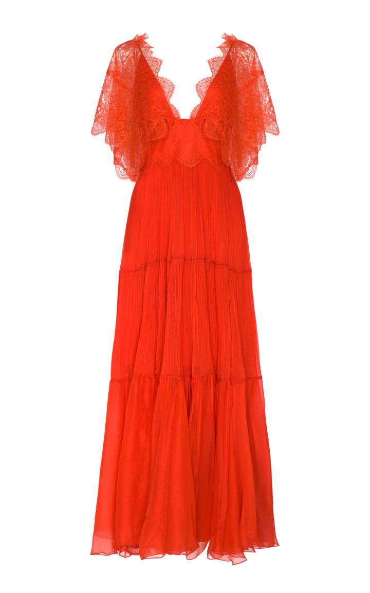 Maria Lucia Hohan Tarika Silk Mousseline Gown