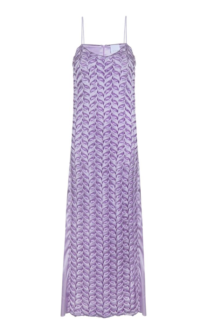 Moda Operandi Bevza Alla Padded Silk Dress Size: Xs