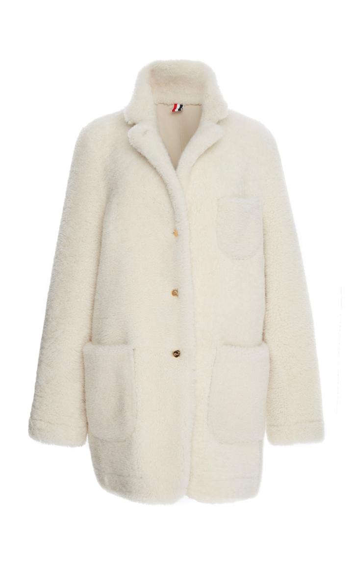Thom Browne Reversible Shearling Leather Jacket