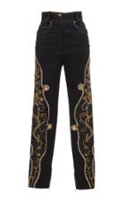 Versace Stud Embellished Pants