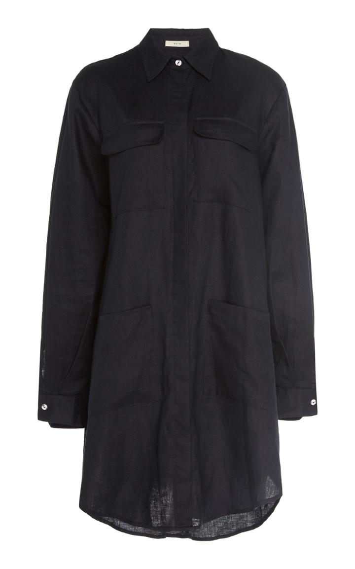 Matin Is Linen Shirt Dress Size: 8