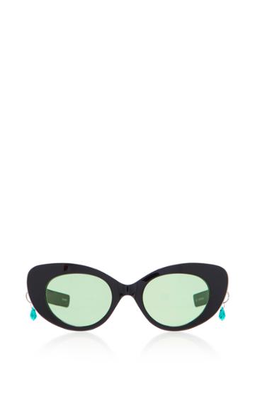 Pared Eyewear M'o Exclusive Poms & Pared Acetate Cat-eye Sunglasses