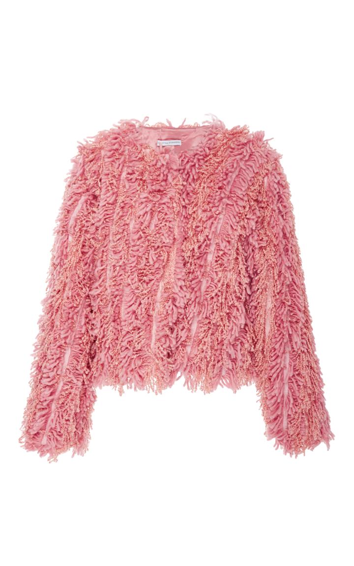 Christina Economou Fringe Panel Jacket