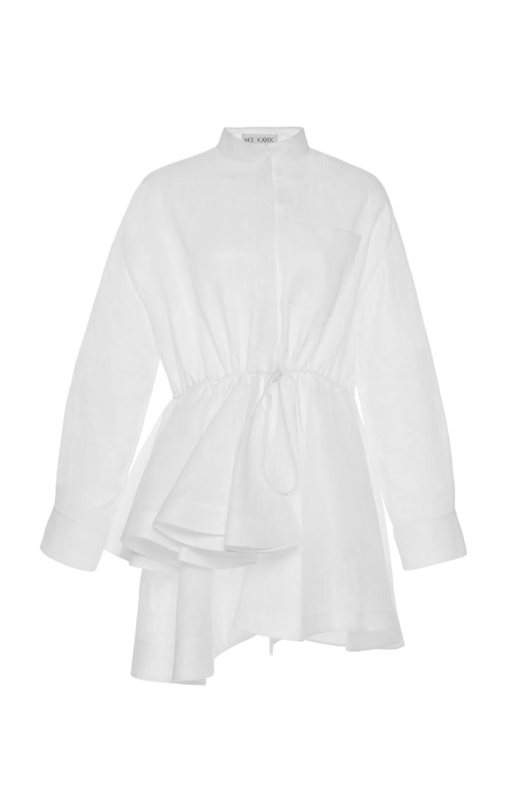 Dice Kayek Peplum Button Down Shirt