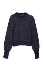 Veronica Beard Beckia Chunky Metallic Knit Sweater