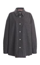Acne Studios Shanelle Oversized Wool-flannel Shirt