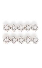 Alessandra Rich Set Of 2 Crystal Hair Clips