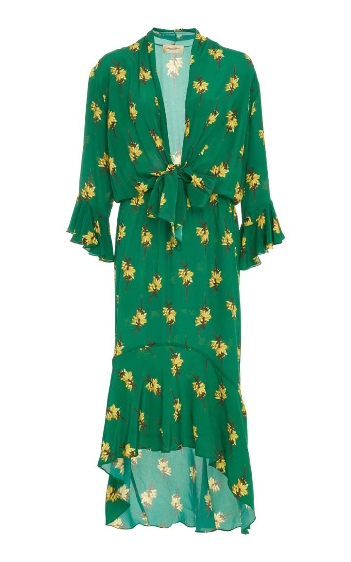 Adriana Degreas Josephine Baker Maxi Knot Dress