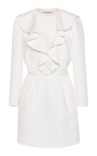 Philosophy Di Lorenzo Serafini Wool-blend Flounced Mini Dress
