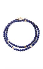 Moda Operandi Luis Morais Yellow Gold Double Wrap Beaded Bracelet With Tetra Beads
