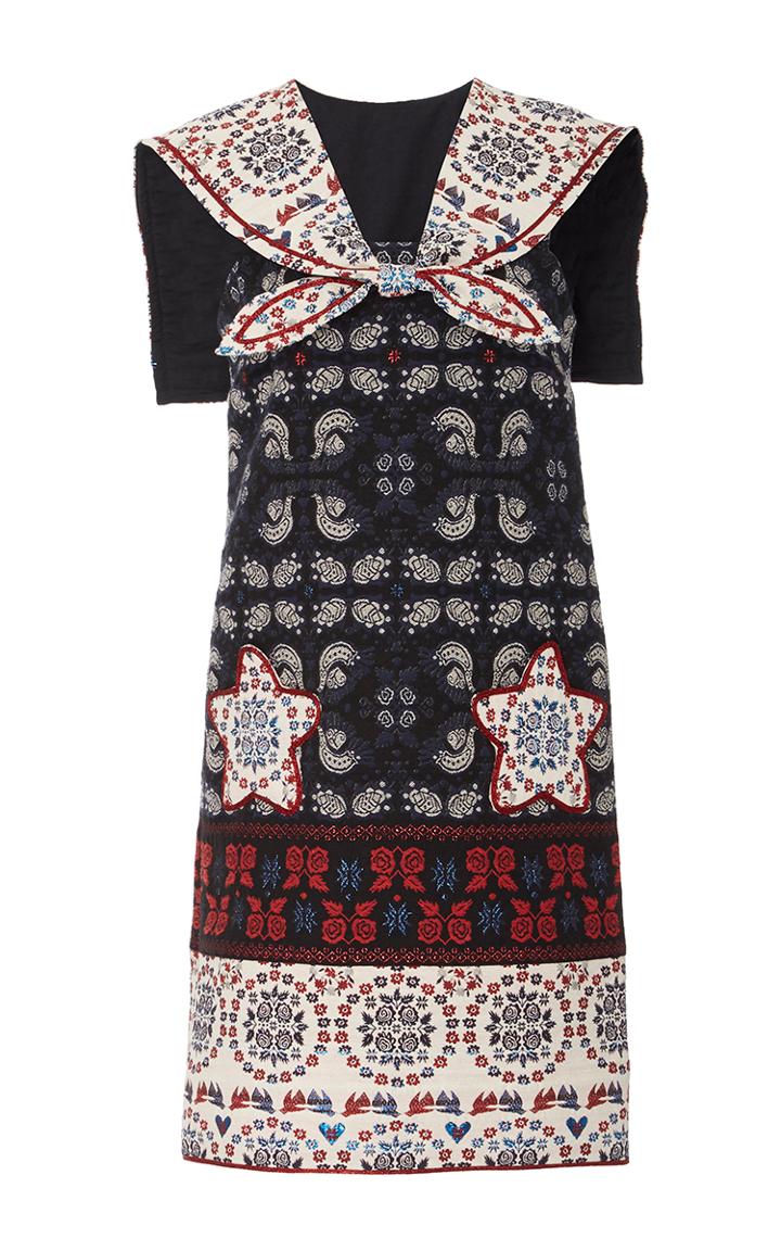 Anna Sui Peacock & Flower Sailor Dress