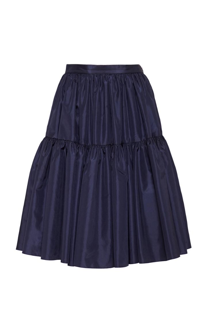 Ralph Lauren Addie Taffeta A-line Skirt