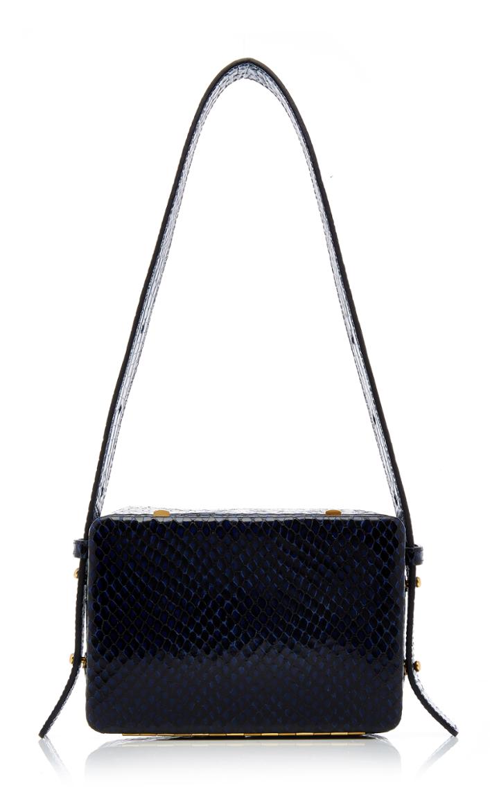 Lutz Morris Tate Mini Croco Embossed Shoulder Bag