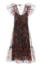 Jill Stuart Cara Printed Organza Dress