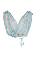 Elena Makri Mykonos Antigone Stripe Crop Top