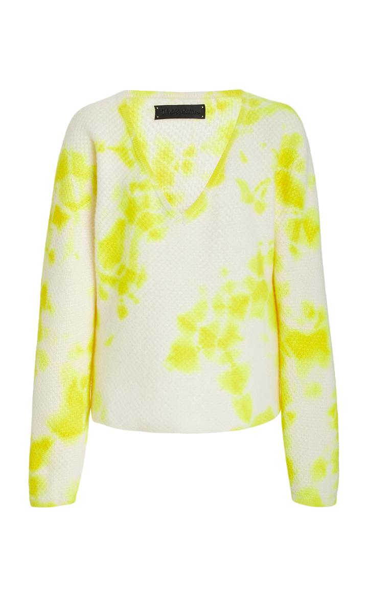Moda Operandi The Elder Statesman Hot Valentine Tie-dye Cashmere Sweater