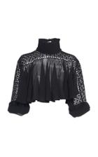 Philosophy Di Lorenzo Serafini Turtleneck Chiffon Blouse